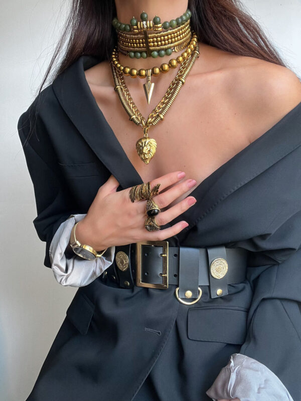 Double lion necklace (G) - Image 2