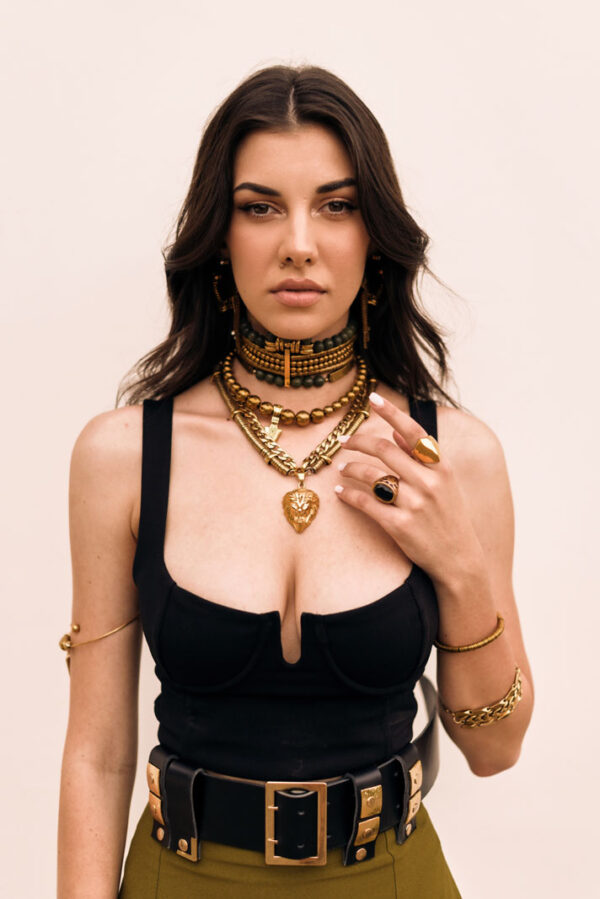 Double lion necklace (G) - Image 3